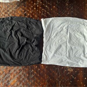 Black and White tube tops